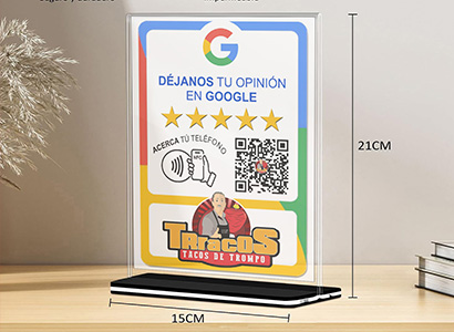 Tarjeta de Reseñas Google de escritorio