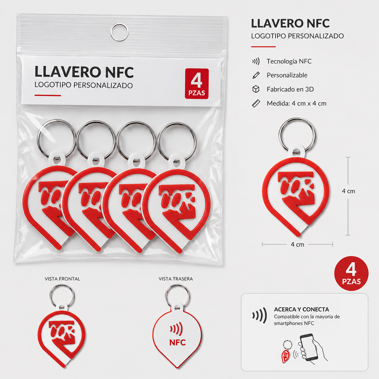 Llaveros pack