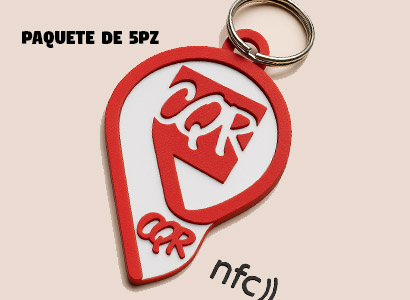 Llavero con tu Logo (5 pz)