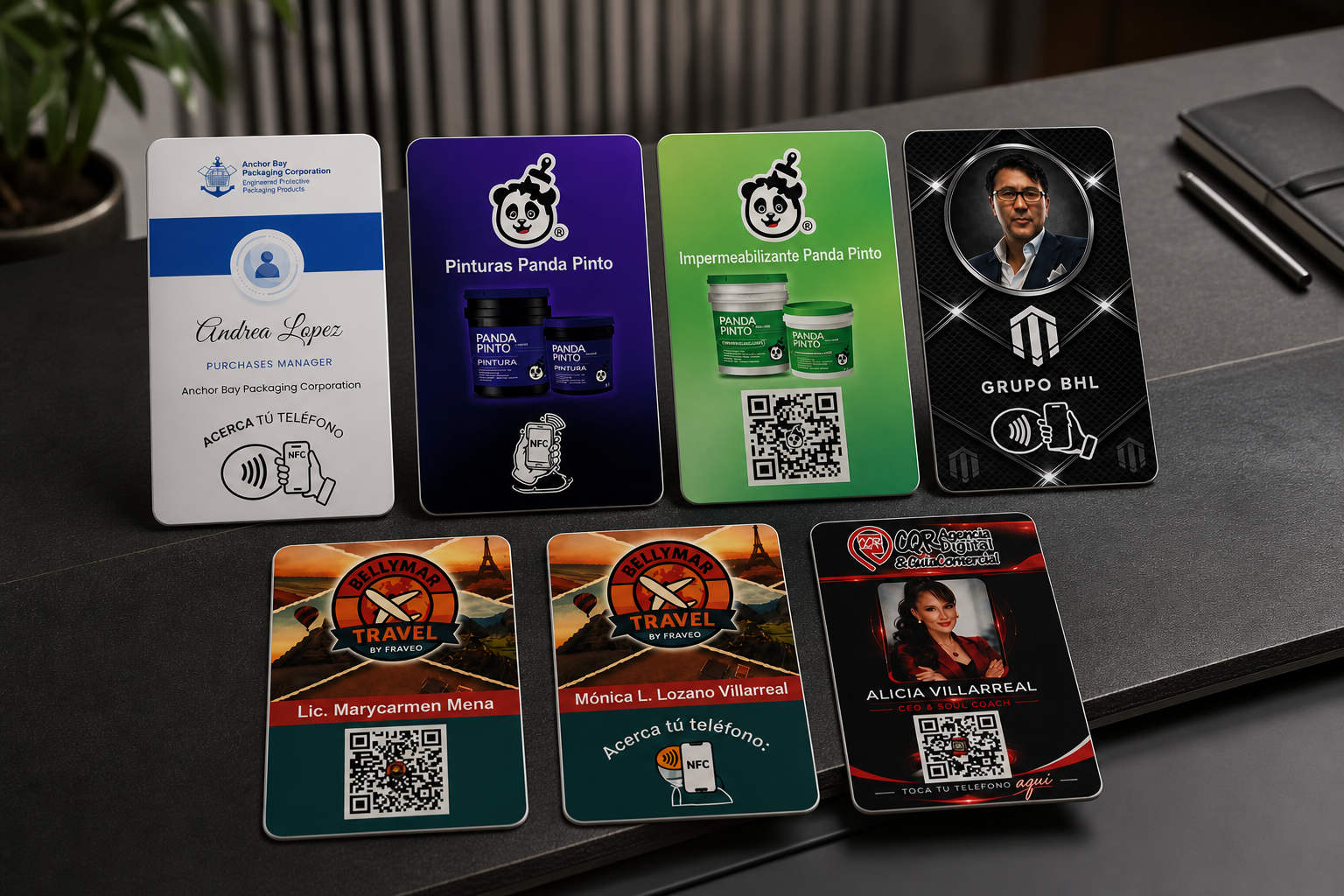 Tarjetas digitales con tecnología NFC - CQR.MX